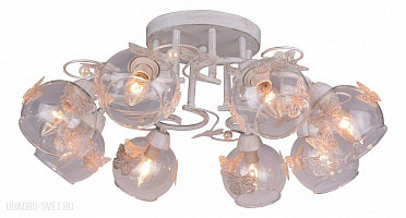 Люстра потолочная Arte Lamp ALESSANDRA A5004PL-8WG