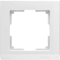 Рамка на 1 пост (белый) Werkel WL04-Frame-01-white