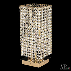 Хрустальная светодиодная настольная лампа APL LED Rimini S500.L4.15-38.A.3000.Gold