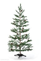 Ель CRYSTAL TREES БОРГО зеленая с шишками 210 см. KP16210