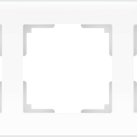 Рамка на 3 поста (белый матовый) Werkel WL01-Frame-03
