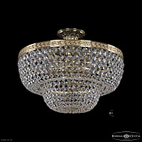 Хрустальная потолочная люстра Bohemia IVELE Crystal 19101/45IV G