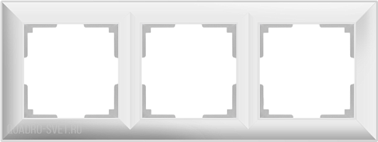 Рамка на 3 поста (белый) Werkel WL14-Frame-03