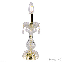 Хрустальная настольная лампа Bohemia IVELE Crystal 112L/1-27 G V0300