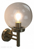 Уличный настенный светильник Arte Lamp Gazebo A8365AL-1SS