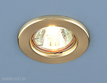 Точечный светильник Elektrostandard 9210 MR16 SGD золото матовое