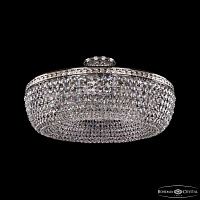 Хрустальная потолочная люстра Bohemia IVELE Crystal 19031/55IV Ni