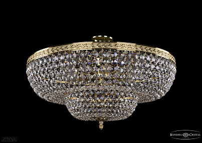 Хрустальная потолочная люстра Bohemia IVELE Crystal 1910/60Z/G