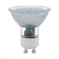 Лампа светодиодная SMD, 5W (GU10), 3000K, 400lm EGLO LM_LED_GU10 11535