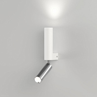Настенный светодиодный светильник Eurosvet Pitch 40020/1 LED белый/хром