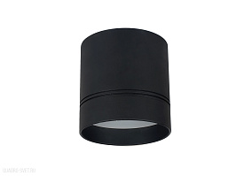 Накладной светодиодный светильник Donolux Barell DL18484/WW-Black R
