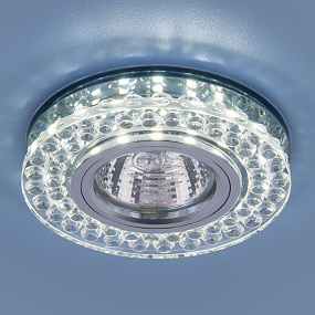Точечный светодиодный светильник Elektrostandard 8381 MR16 CL/SBK прозрачный/дымчатый