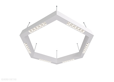 Подвесной светодиодный светильник 0,7м 36Вт 34° Donolux Eye-hex DL18515S111W36.34.700WW