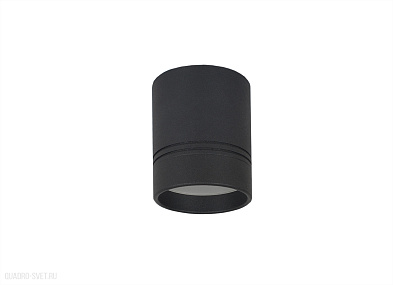 Накладной светодиодный светильник Donolux Barell DL18481/WW-Black R
