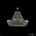 Большая хрустальная люстра Bohemia IVELE Crystal 19283/H1/90IV G