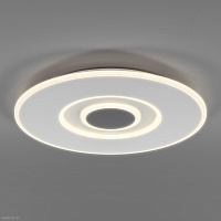 Потолочный светодиодный светильник с ПДУ Eurosvet Just 90219/1 белый/ серый