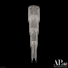 Каскадная хрустальная светодиодная люстра APL LED Rimini S520.0.25-100.B.3000