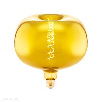 Светодиодная лампа "Яблоко" диммируемая, 4W (E27), 1900K, 50lm, янтарь EGLO LM_LED_E27 11894