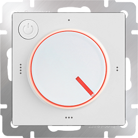 Терморегулятор электромеханический для теплого пола (белый) Werkel WL01-40-01