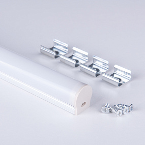 Накладной алюминиевый профиль для LED ленты Elektrostandard LL-2-ALP010
