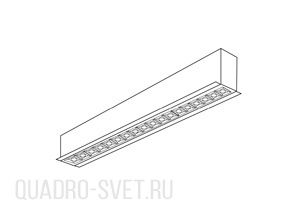 Встраиваемый светодиодный светильник 0,49м 18Вт 34° Donolux Eye DL18502M131B18.34.494B