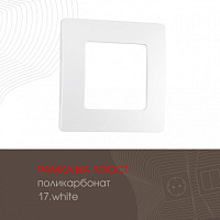 Рамка из поликарбоната на 1 пост 517.17-1.white Arte Milano