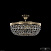 Хрустальная потолочная люстра Bohemia IVELE Crystal 19013/35IV G