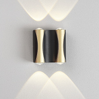 Уличный настенный светодиодный светильник Crystal Lux CLT 022W2 BL-GO 4000K