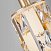 Подвесной светильник с хрусталем Eurosvet Scoppio 50101/1 перламутровое золото