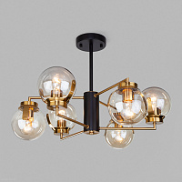Потолочная люстра в стиле лофт Eurosvet Creek 70118/6 черный