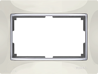 Рамка для двойной розетки (слоновая кость) Werkel WL03-Frame-01-DBL-ivory