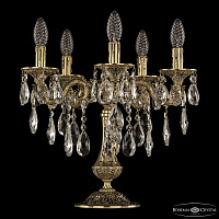 Настольная лампа с хрусталем Bohemia Ivele Crystal Florence 71101L/5/125 B GB