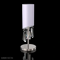 Настольная лампа с хрусталем ArtGlass GLOSSA 01-TL-NI-CE-LSW