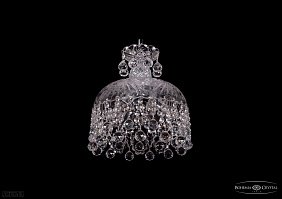 Хрустальный подвесной светильник Bohemia IVELE Crystal 7711/30/Ni/Balls