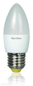 Лампа светодиодная Свеча Voltega E27 2800К 5.5W VG3-C2E27warm6W