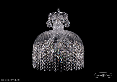 Хрустальный подвесной светильник Bohemia IVELE Crystal 7715/30/Ni/R