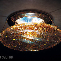 Декоративное стекло для встраиваемого светильника Donolux СФ 110.03.rain streams.1