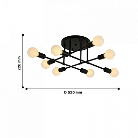 Люстра потолочная F-PROMO Gordian 2582-8U