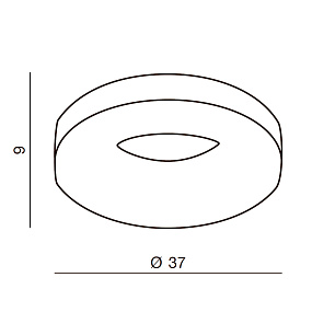 Светодиодный потолочный светильник Azzardo Ring led AZ2947