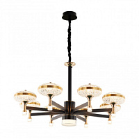 Подвесная светодиодная люстра Arte Milano 273059/8 BK/GD