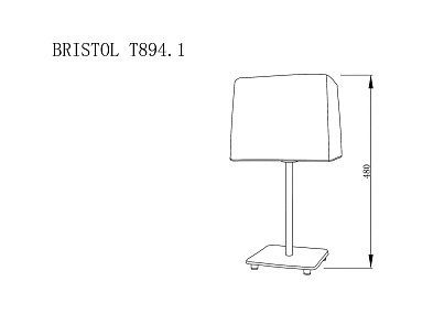 Настольная лампа LUCIA TUCCI BRISTOL T894.1