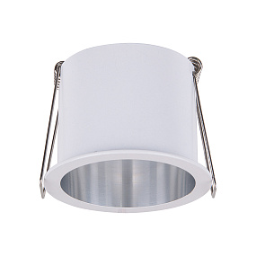 Встраиваемый потолочный светильник Elektrostandard 7004 MR16 WH/SL белый/серебро