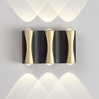 Уличный настенный светодиодный светильник Crystal Lux CLT 022W3 BL-GO 4000K