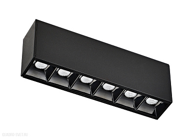 Трековый светодиодный светильник для магнитного шинопровода Donolux Eye DL18781/06M Black 4000K