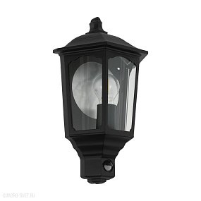 Уличный настенный светильник с датчиком движения EGLO MANERBIO 97259
