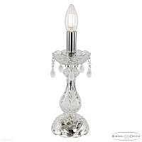 Хрустальная настольная лампа Bohemia IVELE Crystal 112L/1-27 Ni V0300