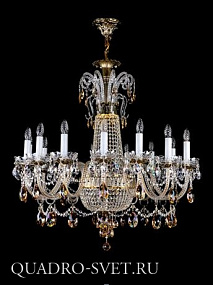 Люстра большая ARTGLASS PROSERPINA XVIII CE 8003
