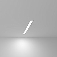 Линейный светодиодный встраиваемый светильник 53см 10Вт 6500К матовое серебро Elektrostandard 101-30