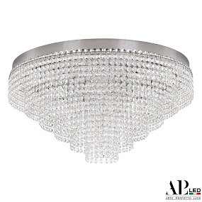 Хрустальная подвесная светодиодная люстра APL LED Sicilia SH13.60.C.Ni.3000.PK.Z