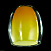 Плафон для светильников Eurosvet плафон 9808, 30151 желтый+прозрачный, арт. 70435